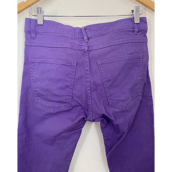 H&M Divided • Skinny Low Waist Purple Denim Jeans - Picture 13 of 15